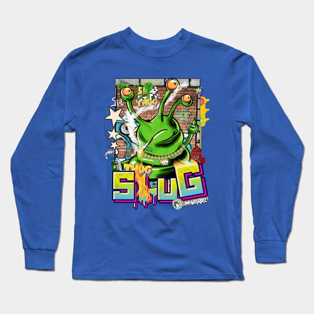 Thug Slug "SlugCity Streets" Long Sleeve T-Shirt by Invad3rDiz